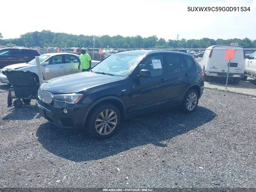 2016 BMW X3 xDrive28I VIN: 5UXWX9C59G0D91534 Lot: 42622256