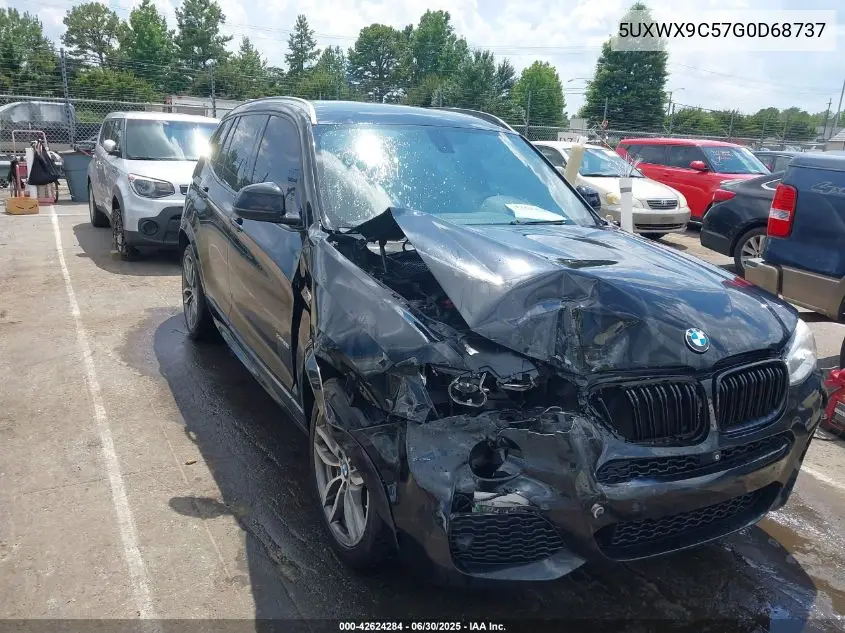 2016 BMW X3 xDrive28I VIN: 5UXWX9C57G0D68737 Lot: 42624284