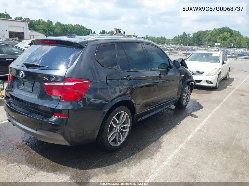 2016 BMW X3 xDrive28I VIN: 5UXWX9C57G0D68737 Lot: 42624284