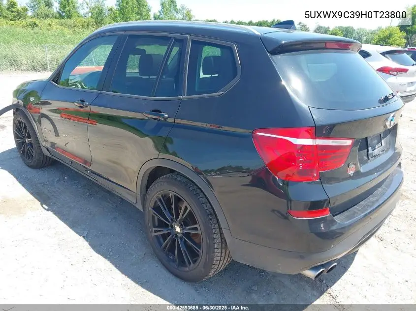 2017 BMW X3 xDrive28I VIN: 5UXWX9C39H0T23800 Lot: 42593685