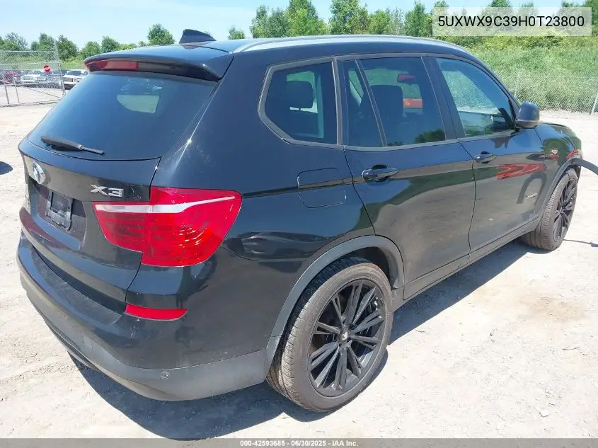 2017 BMW X3 xDrive28I VIN: 5UXWX9C39H0T23800 Lot: 42593685