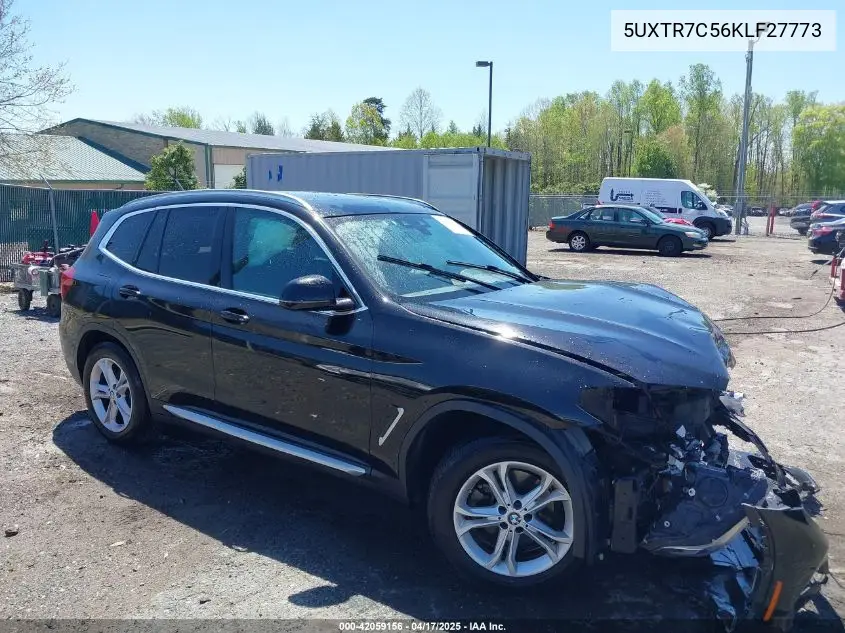 2019 BMW X3 Sdrive30I VIN: 5UXTR7C56KLF27773 Lot: 42059156