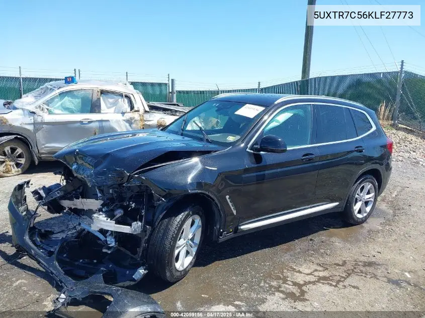 2019 BMW X3 Sdrive30I VIN: 5UXTR7C56KLF27773 Lot: 42059156