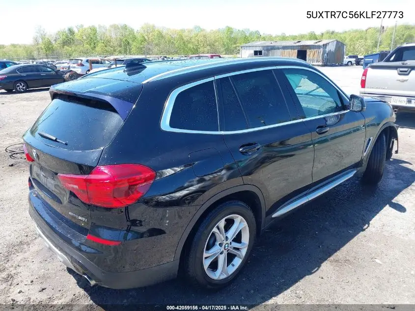 2019 BMW X3 Sdrive30I VIN: 5UXTR7C56KLF27773 Lot: 42059156