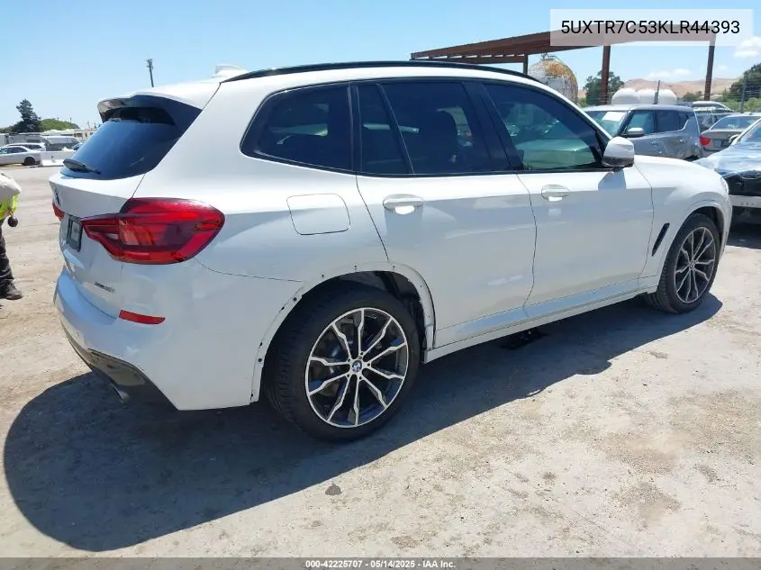 2019 BMW X3 Sdrive30I VIN: 5UXTR7C53KLR44393 Lot: 42225707