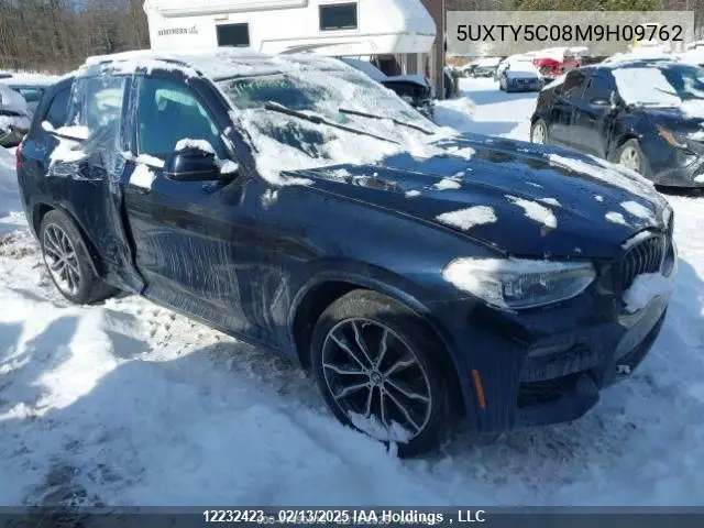 2021 BMW X3 xDrive30I VIN: 5UXTY5C08M9H09762 Lot: 12232423