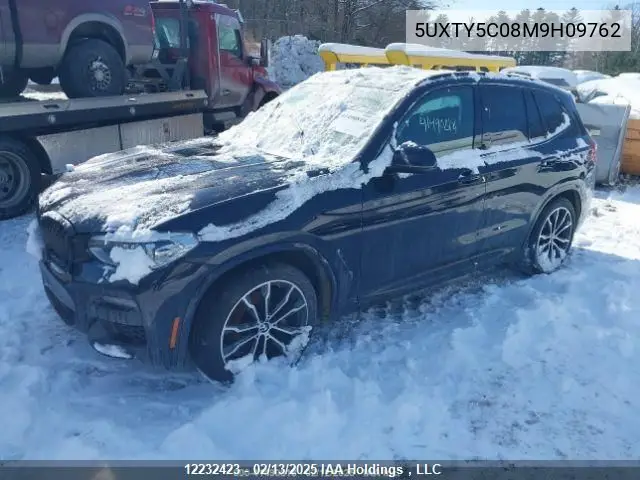 2021 BMW X3 xDrive30I VIN: 5UXTY5C08M9H09762 Lot: 12232423