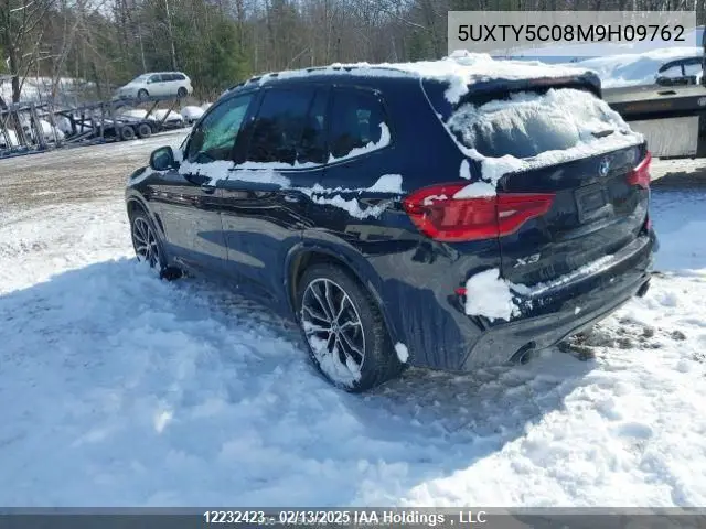 2021 BMW X3 xDrive30I VIN: 5UXTY5C08M9H09762 Lot: 12232423