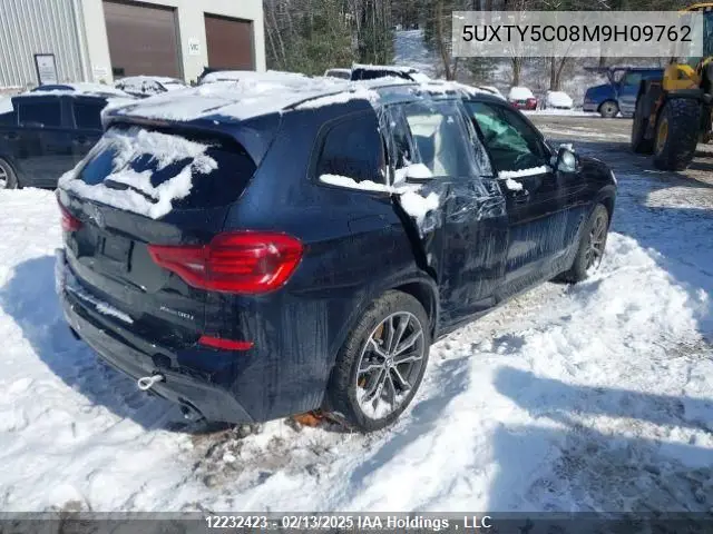 2021 BMW X3 xDrive30I VIN: 5UXTY5C08M9H09762 Lot: 12232423