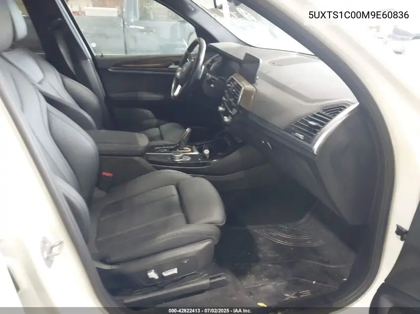 2021 BMW X3 Phev xDrive30E VIN: 5UXTS1C00M9E60836 Lot: 42622413