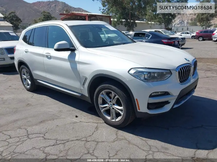 2021 BMW X3 xDrive30I VIN: 5UXTY5C04M9G18634 Lot: 42625206