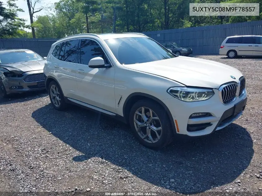 2021 BMW X3 xDrive30I VIN: 5UXTY5C08M9F78557 Lot: 42654087