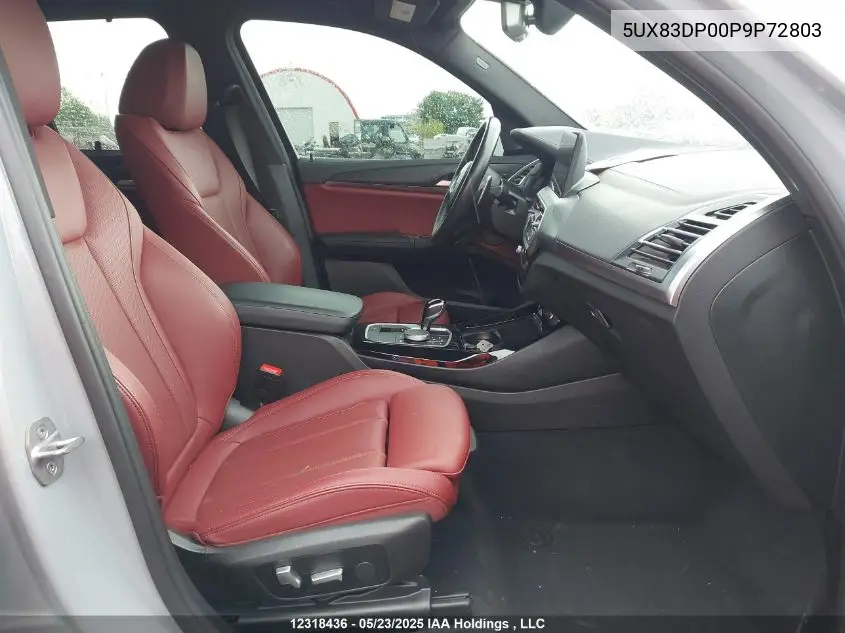 2023 BMW X3 M40I VIN: 5UX83DP00P9P72803 Lot: 12318436