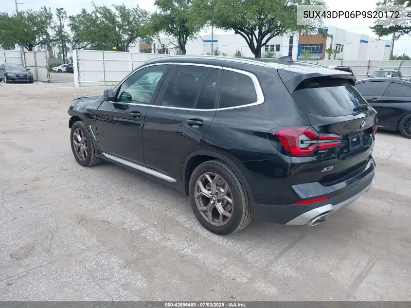 2023 BMW X3 Sdrive30I VIN: 5UX43DP06P9S20172 Lot: 42656489
