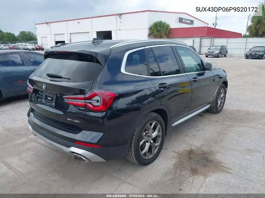 2023 BMW X3 Sdrive30I VIN: 5UX43DP06P9S20172 Lot: 42656489