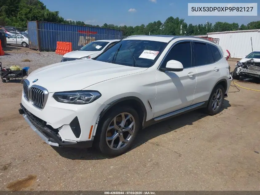 2023 BMW X3 xDrive30I VIN: 5UX53DP0XP9P82127 Lot: 42658944