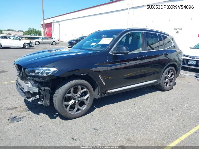 2024 BMW X3 xDrive30I VIN: 5UX53DP0XR9V54096 Lot: 42587827
