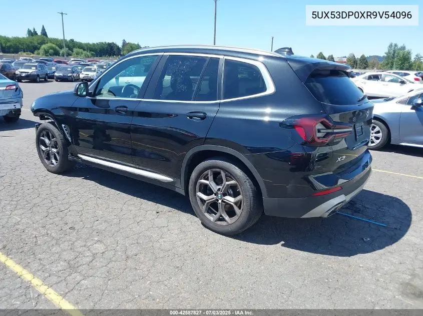 2024 BMW X3 xDrive30I VIN: 5UX53DP0XR9V54096 Lot: 42587827