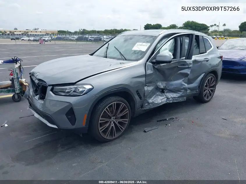 2024 BMW X3 xDrive30I VIN: 5UX53DP0XR9T57266 Lot: 42589411