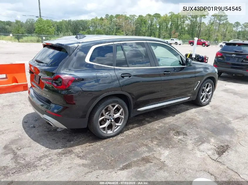 2024 BMW X3 Sdrive30I VIN: 5UX43DP01R9U54545 Lot: 42664828