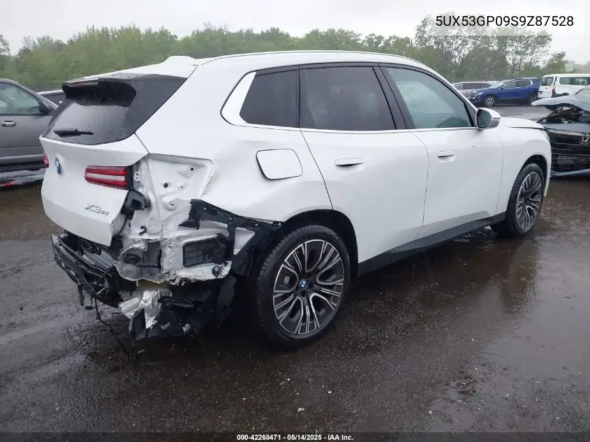 2025 BMW X3 30 xDrive VIN: 5UX53GP09S9Z87528 Lot: 42268471