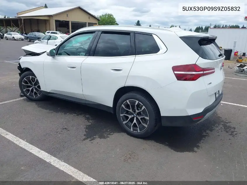 2025 BMW X3 30 xDrive VIN: 5UX53GP09S9Z05832 Lot: 42618341