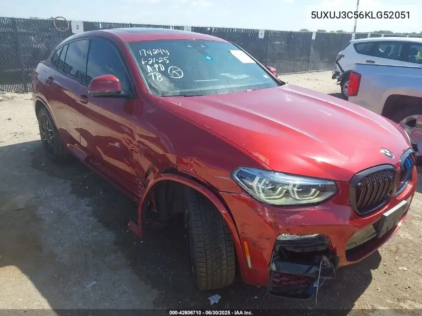 2019 BMW X4 xDrive30I VIN: 5UXUJ3C56KLG52051 Lot: 42606710