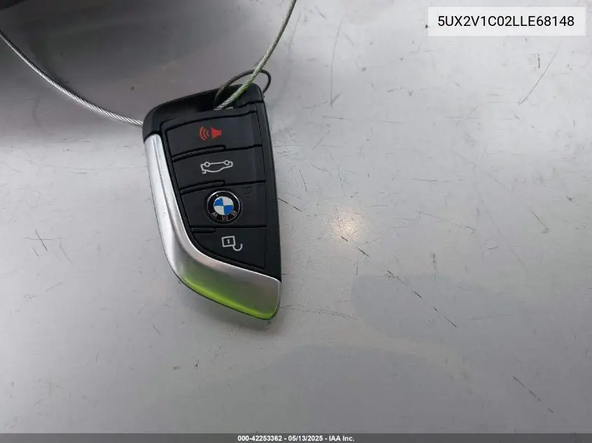 2020 BMW X4 xDrive30I VIN: 5UX2V1C02LLE68148 Lot: 42253362