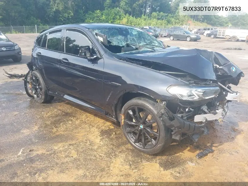 2024 BMW X4 xDrive30I VIN: 5UX33DT07R9T67833 Lot: 42574366