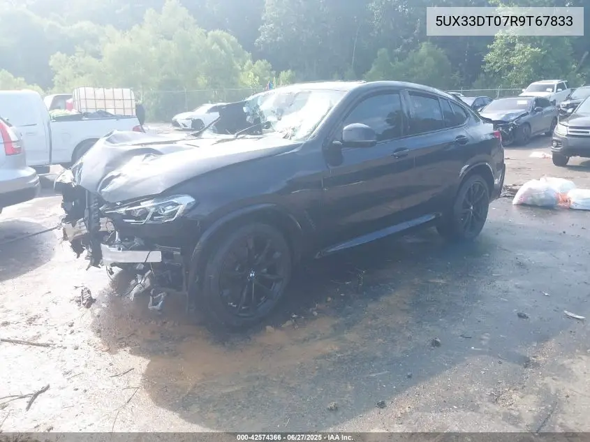 2024 BMW X4 xDrive30I VIN: 5UX33DT07R9T67833 Lot: 42574366