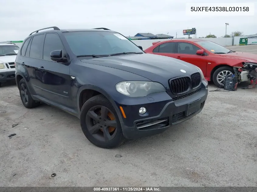 2009 BMW X5 M VIN: 5UXFE43538L030158 Lot: 40937361