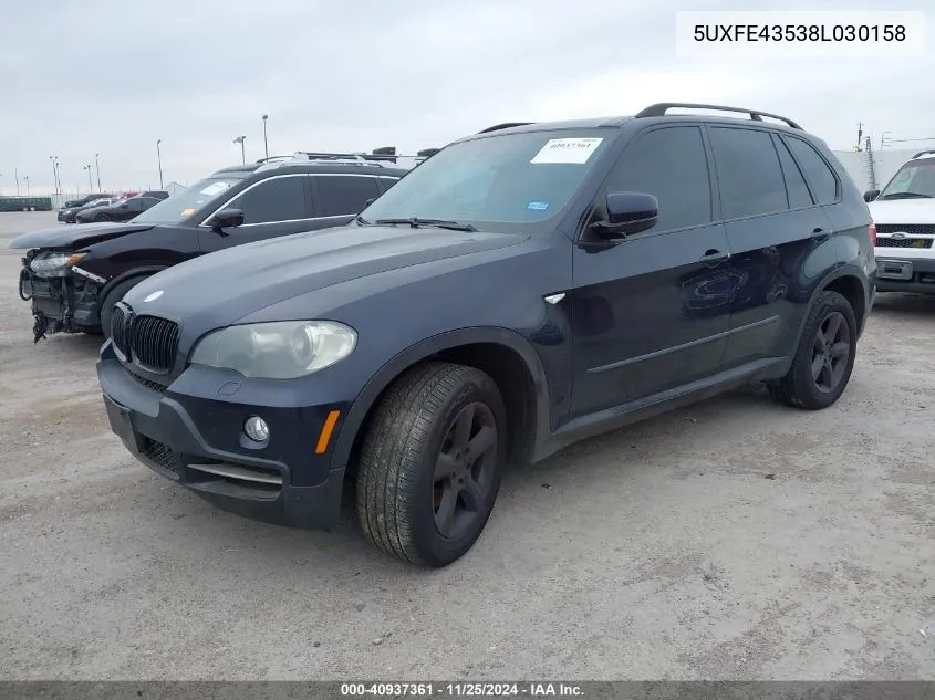 2009 BMW X5 M VIN: 5UXFE43538L030158 Lot: 40937361