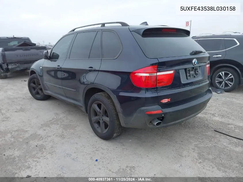 2009 BMW X5 M VIN: 5UXFE43538L030158 Lot: 40937361