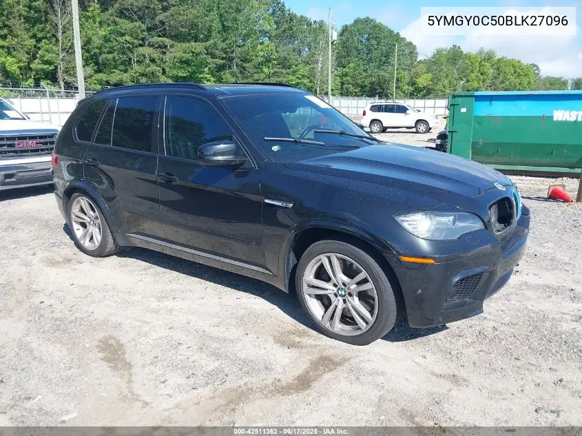 2011 BMW X5 M VIN: 5YMGY0C50BLK27096 Lot: 42511362