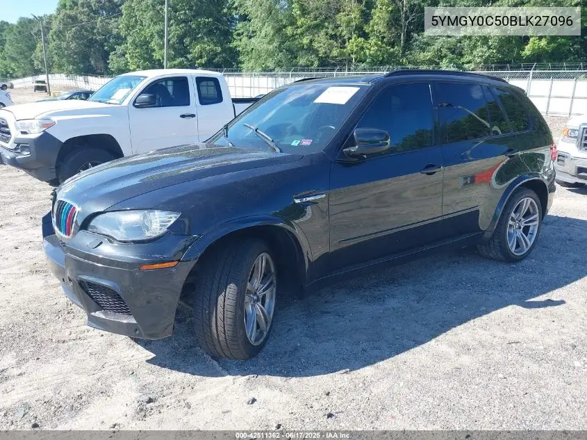 2011 BMW X5 M VIN: 5YMGY0C50BLK27096 Lot: 42511362