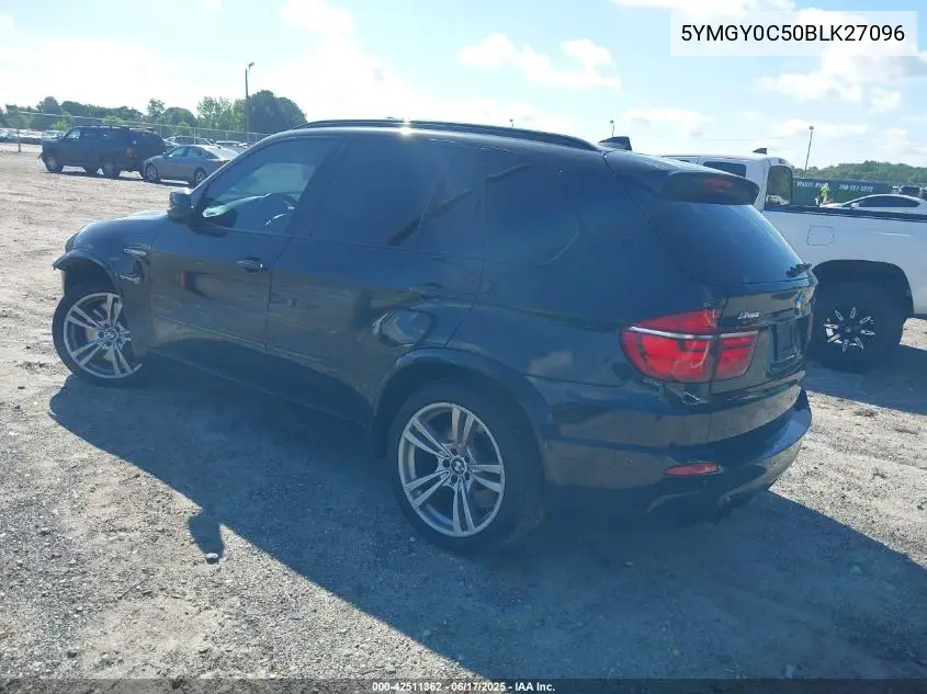 2011 BMW X5 M VIN: 5YMGY0C50BLK27096 Lot: 42511362