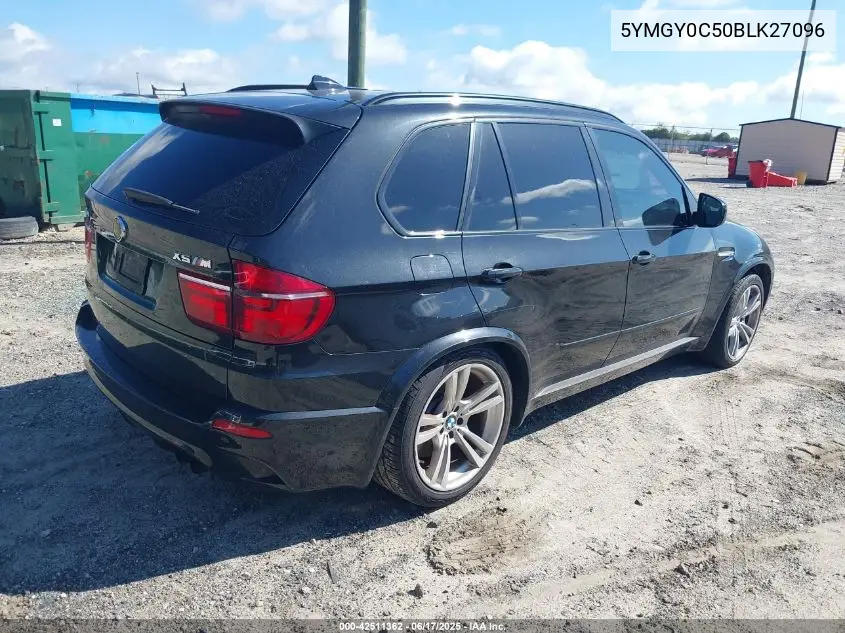 2011 BMW X5 M VIN: 5YMGY0C50BLK27096 Lot: 42511362