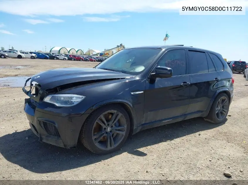 2013 BMW X5 M VIN: 5YMGY0C58D0C11722 Lot: 12347462