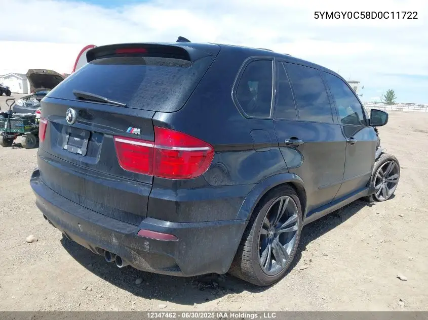 2013 BMW X5 M VIN: 5YMGY0C58D0C11722 Lot: 12347462