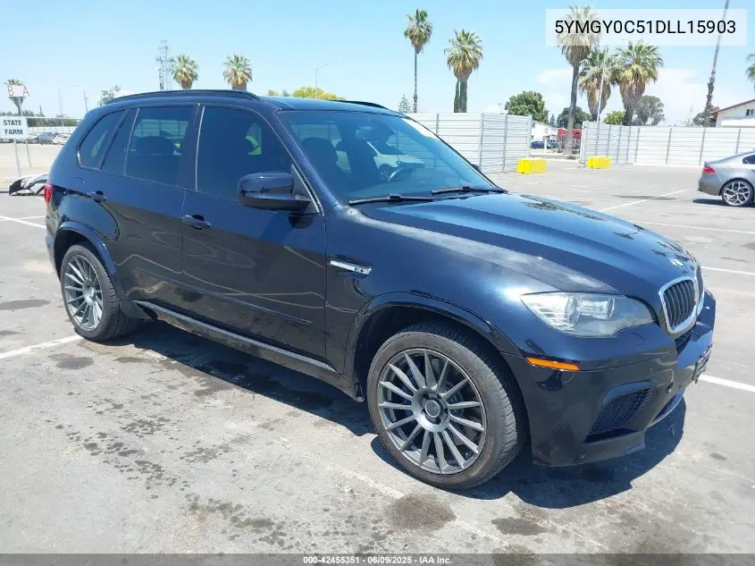 2013 BMW X5 M VIN: 5YMGY0C51DLL15903 Lot: 42455351