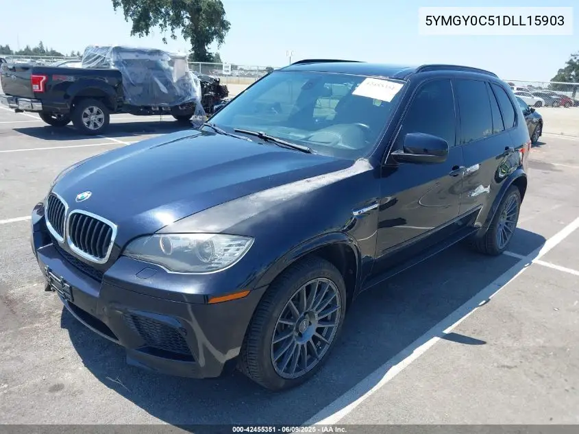 2013 BMW X5 M VIN: 5YMGY0C51DLL15903 Lot: 42455351