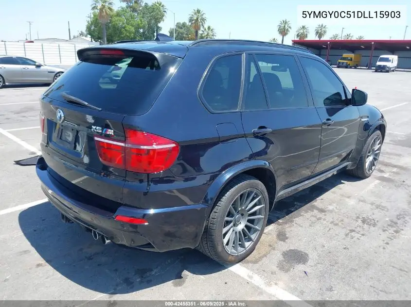2013 BMW X5 M VIN: 5YMGY0C51DLL15903 Lot: 42455351