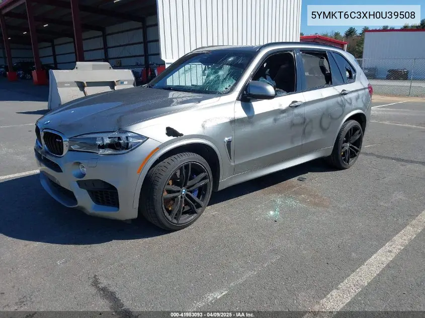 2017 BMW X5 M VIN: 5YMKT6C3XH0U39508 Lot: 41983093
