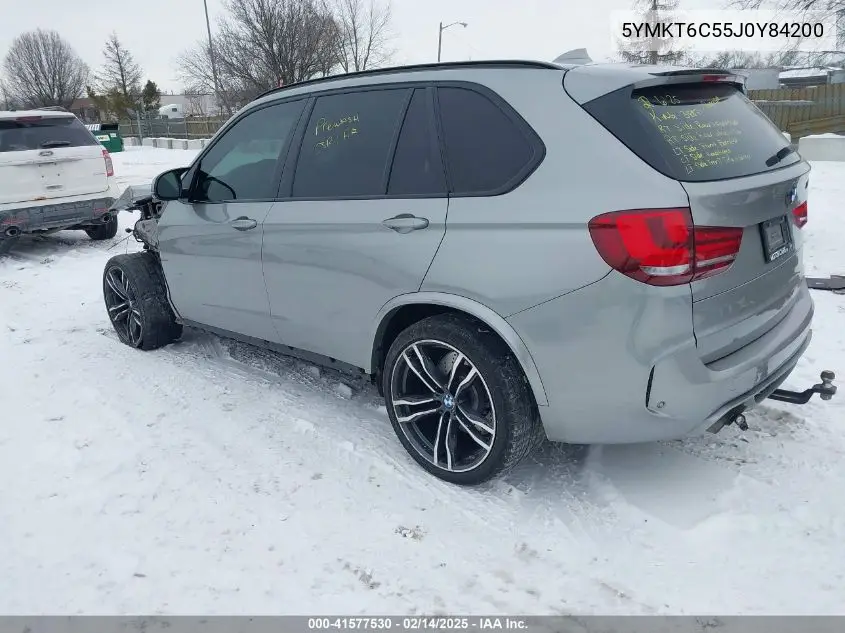 2018 BMW X5 M VIN: 5YMKT6C55J0Y84200 Lot: 41577530