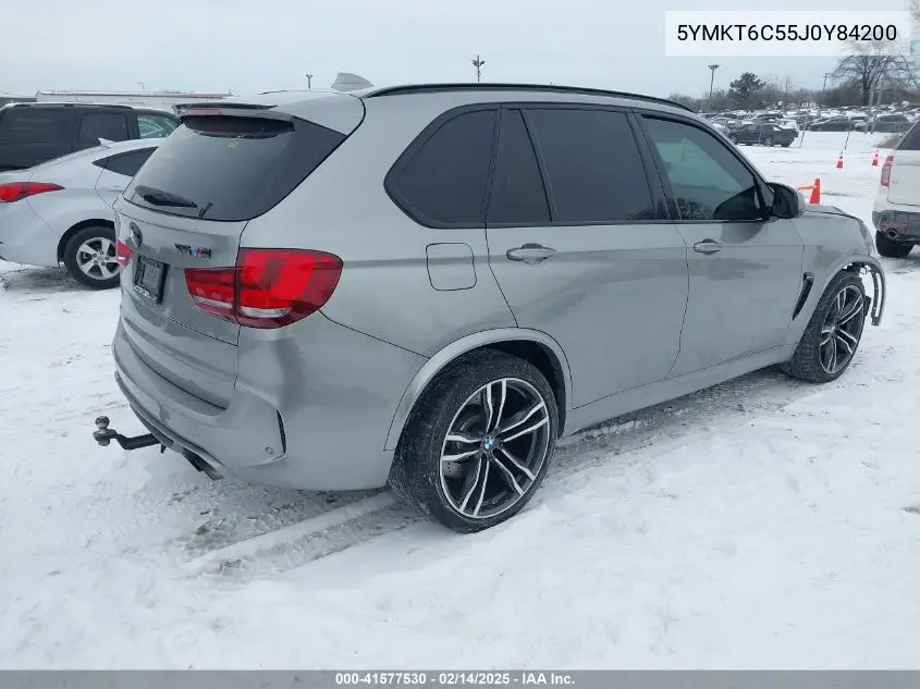 2018 BMW X5 M VIN: 5YMKT6C55J0Y84200 Lot: 41577530