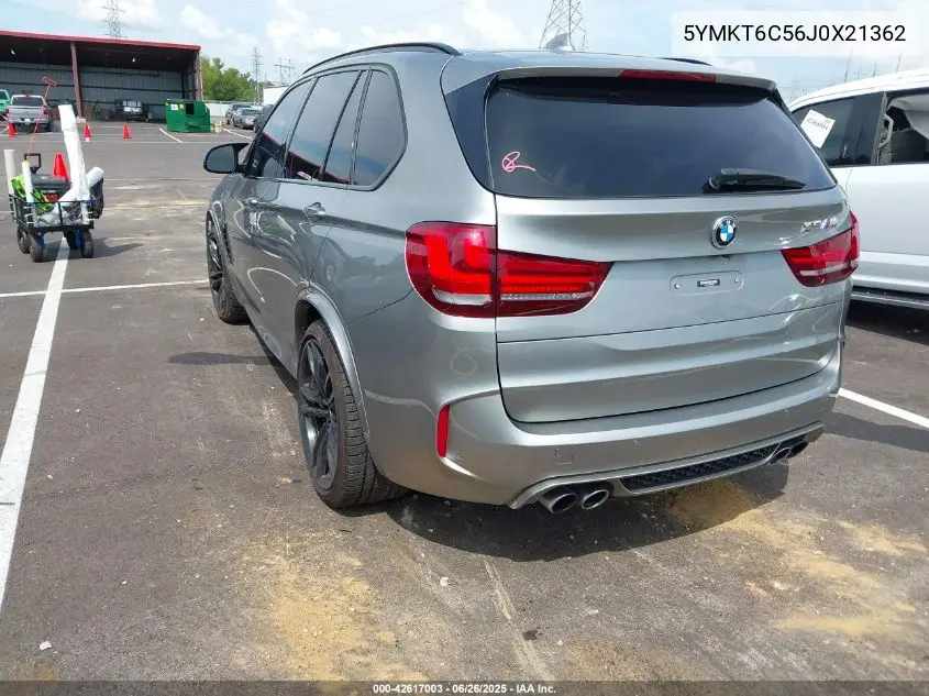 2018 BMW X5 M VIN: 5YMKT6C56J0X21362 Lot: 42617003