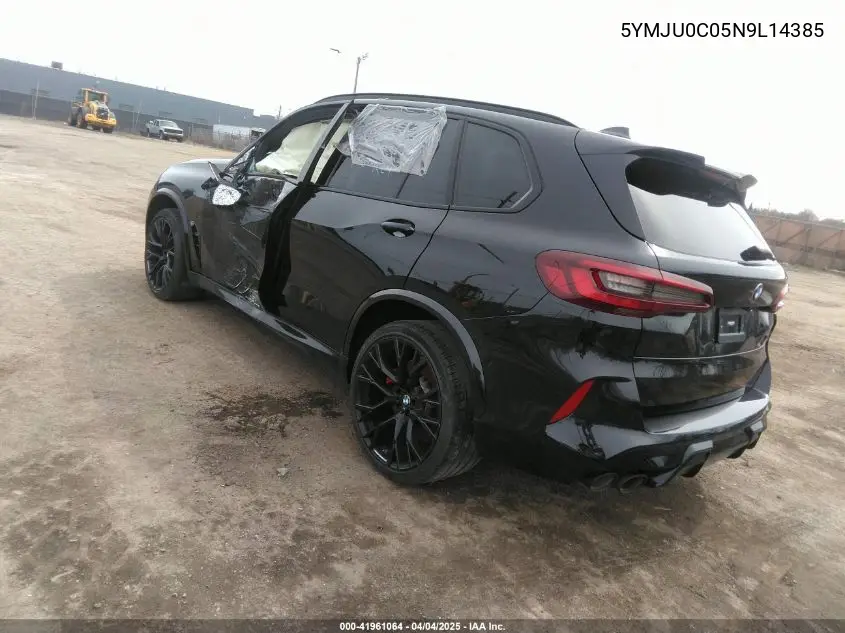 2022 BMW X5 M VIN: 5YMJU0C05N9L14385 Lot: 41961064