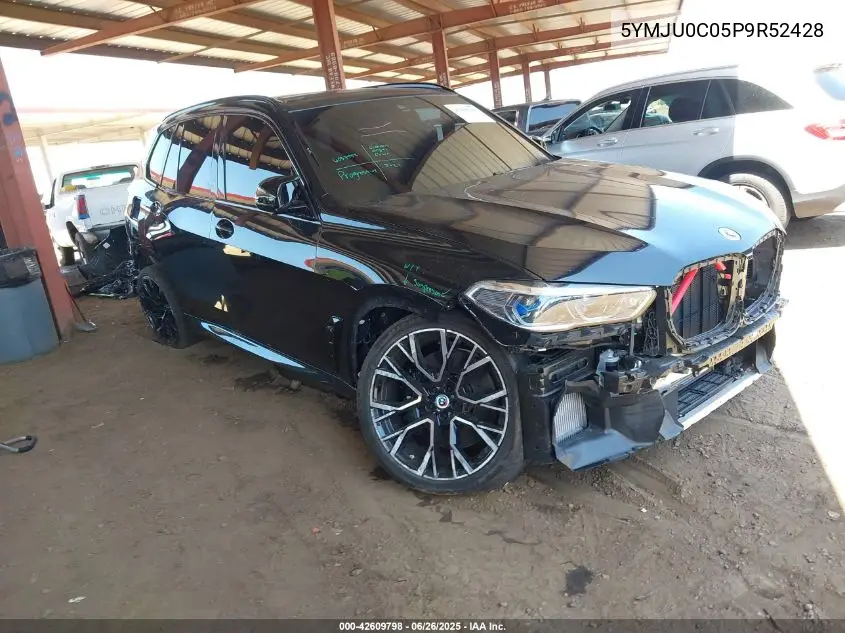 2023 BMW X5 M VIN: 5YMJU0C05P9R52428 Lot: 42609798