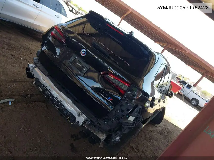 2023 BMW X5 M VIN: 5YMJU0C05P9R52428 Lot: 42609798