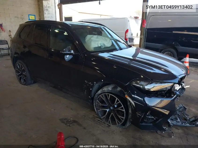 2025 BMW X5 M Competition VIN: 5YM13ET04S9Y13402 Lot: 42037710